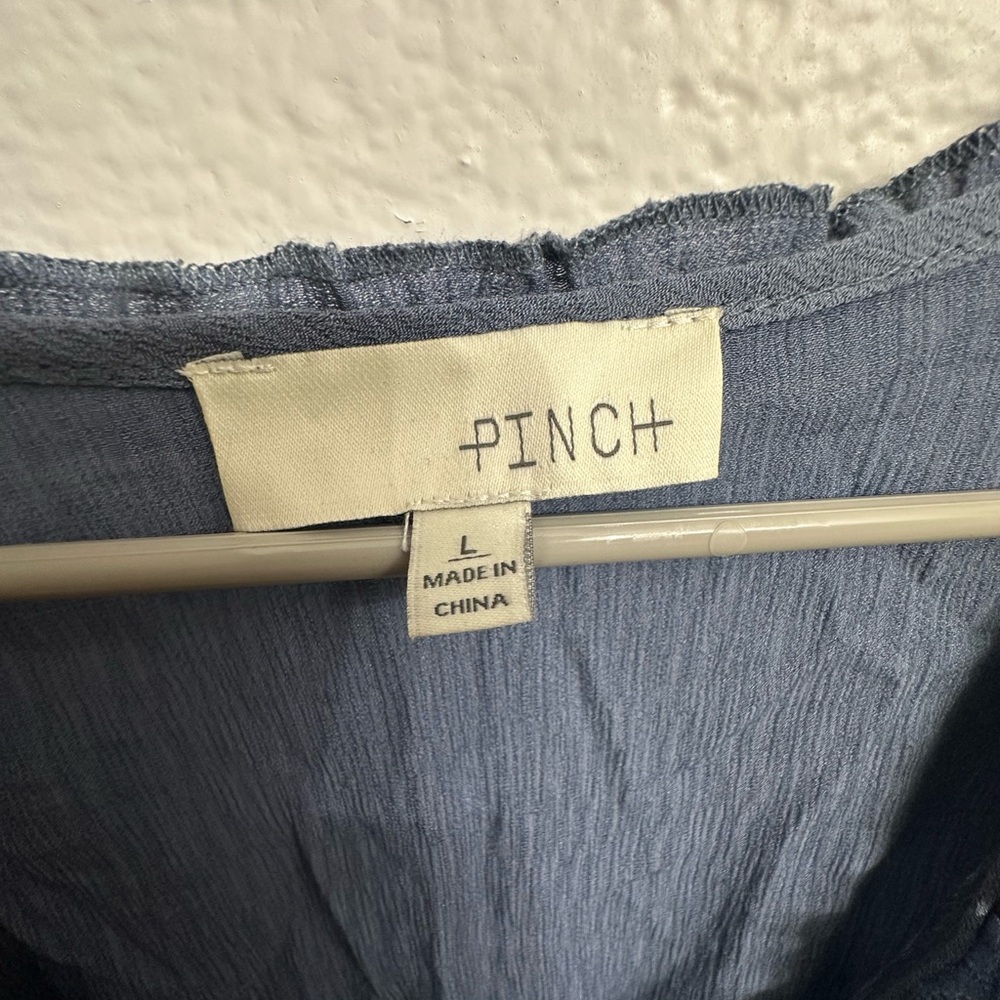 Blue Ruffled Dress - Picture 2 of 3